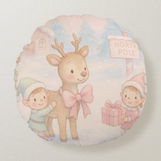 Christmas Theme pillowcases - Children's Rooms  ラウンドクッション