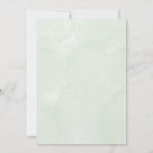 Christmas themed baby shower invitation 招待状 (裏面)