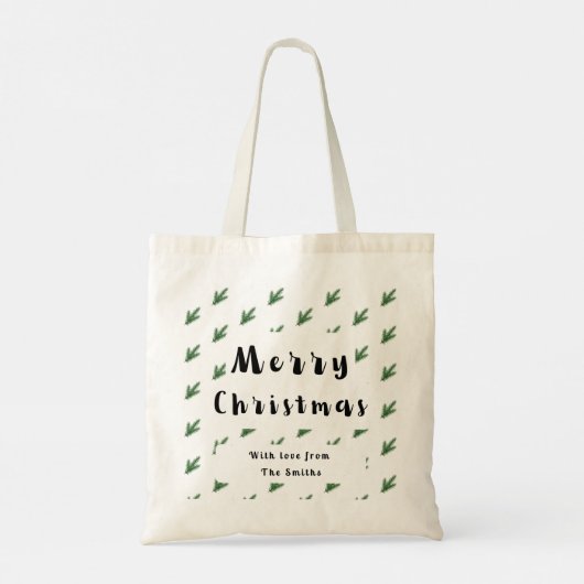 Christmas Themed Gift Shopping Tote bag トートバッグ (裏面)