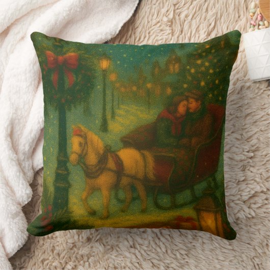 Christmas Throw Pillow クッション (ブランケット)