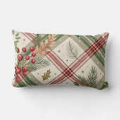 Christmas Throw Pillow ランバークッション (裏面)