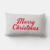 Christmas Throw Pillow ランバークッション (裏面)
