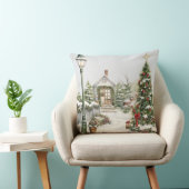 Christmas Throw Pillow | Elegant Holiday Cushion クッション (椅子)