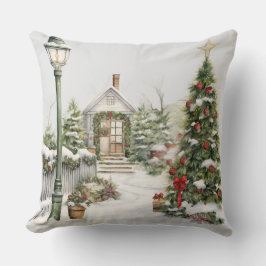 Christmas Throw Pillow | Elegant Holiday Cushion クッション