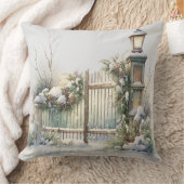 Christmas Throw Pillow | Elegant Holiday Cushion クッション (ブランケット)