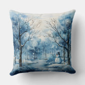 Christmas Throw Pillow – Festive Holiday Decor クッション (裏面)