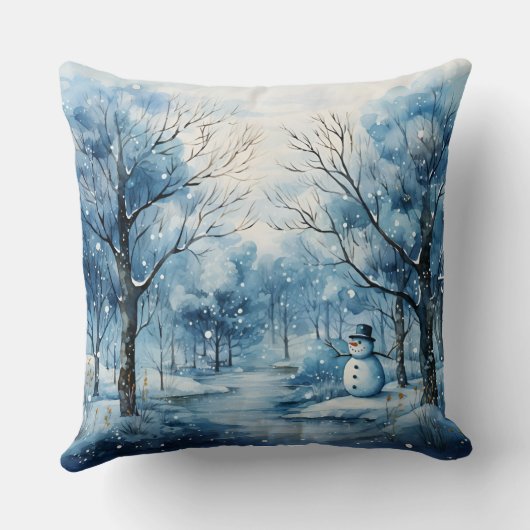 Christmas Throw Pillow – Festive Holiday Decor  クッション (裏面)