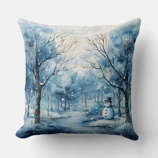 Christmas Throw Pillow – Festive Holiday Decor クッション (正面)