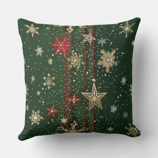 Christmas Throw Pillow – Festive Holiday Decor  クッション (裏面)