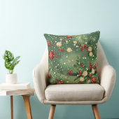 Christmas Throw Pillow – Festive Holiday Decor クッション (椅子)