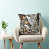 Christmas Throw Pillow – Festive Holiday Decor クッション (椅子)