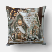 Christmas Throw Pillow – Festive Holiday Decor クッション (裏面)