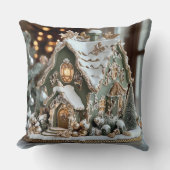 Christmas Throw Pillow – Festive Holiday Decor クッション (正面)