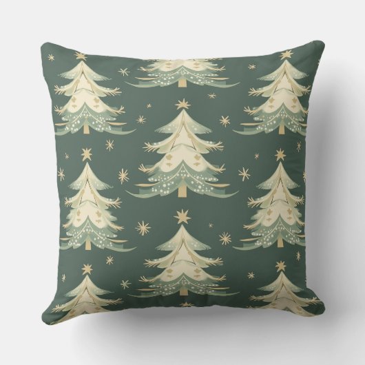 Christmas Throw Pillow – Festive Holiday Decor クッション (裏面)