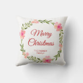 Christmas Throw Pillow – Festive Holiday Decor クッション (裏面)