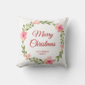 Christmas Throw Pillow – Festive Holiday Decor クッション (正面)