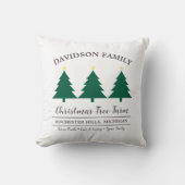 Christmas Throw Pillow – Festive Holiday Decor クッション (正面)