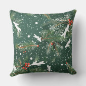 Christmas Throw Pillow – Festive Holiday Decor クッション (裏面)