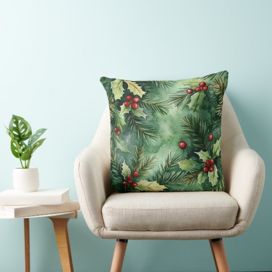 Christmas Throw Pillow – Festive Holiday Decor  クッション (椅子)