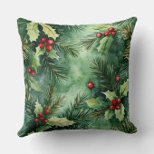 Christmas Throw Pillow – Festive Holiday Decor クッション (裏面)