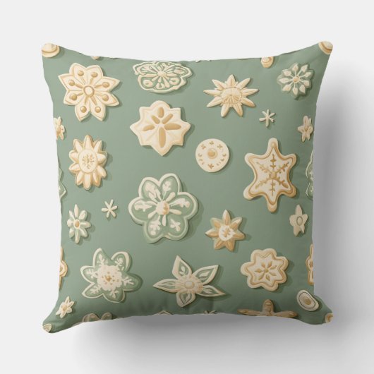 Christmas Throw Pillow – Festive Holiday Decor クッション (裏面)