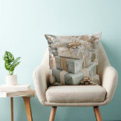 Christmas Throw Pillow – Festive Holiday Decor クッション (椅子)