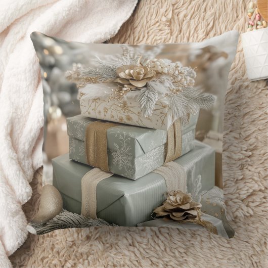 Christmas Throw Pillow – Festive Holiday Decor クッション (ブランケット)