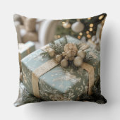 Christmas Throw Pillow – Festive Holiday Decor クッション (裏面)