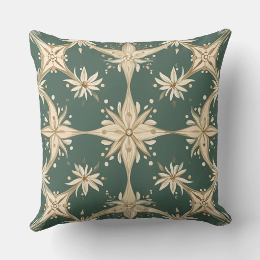 Christmas Throw Pillow – Festive Holiday Decor クッション (裏面)