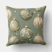 Christmas Throw Pillow – Festive Holiday Decor クッション (裏面)