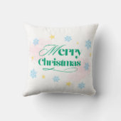 Christmas Throw Pillow – Festive Holiday Decor クッション (裏面)