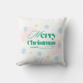 Christmas Throw Pillow – Festive Holiday Decor クッション (正面)