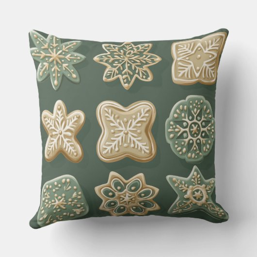 Christmas Throw Pillow – Festive Holiday Decor クッション (裏面)