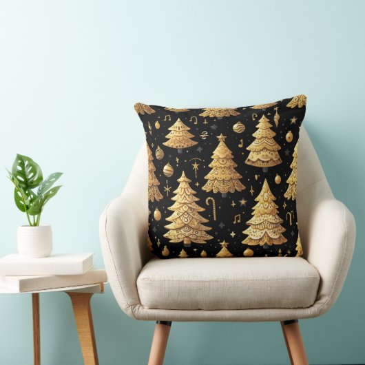 Christmas Throw Pillow – Festive Holiday Decor クッション (椅子)