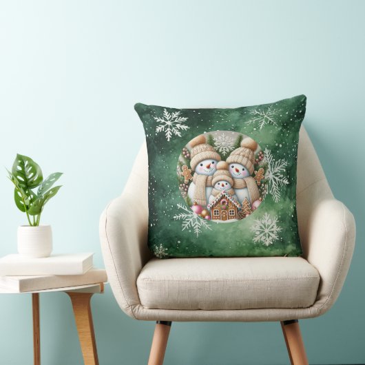 Christmas Throw Pillow – Festive Holiday Decor  クッション (椅子)