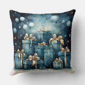 Christmas Throw Pillow – Festive Holiday Decor クッション (裏面)