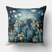 Christmas Throw Pillow – Festive Holiday Decor  クッション (正面)