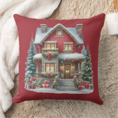Christmas Throw Pillow – Festive Holiday Decor  クッション (ブランケット)