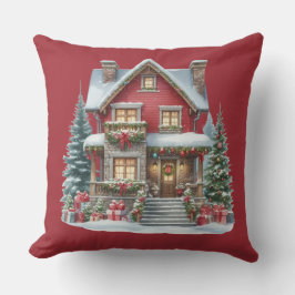 Christmas Throw Pillow – Festive Holiday Decor  クッション