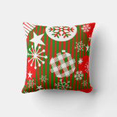 Christmas Throw Pillow – Joy to the World クッション (裏面)
