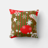Christmas Throw Pillow – Joy to the World クッション (正面)