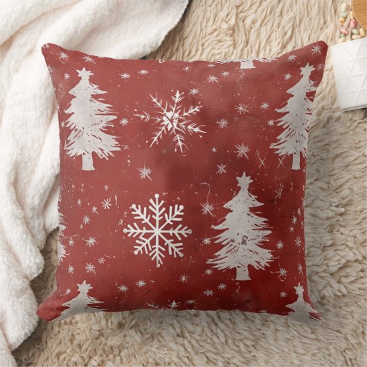 Christmas Throw Pillow – Perfect Holiday Gift Idea クッション (ブランケット)