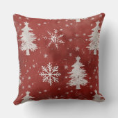 Christmas Throw Pillow – Perfect Holiday Gift Idea クッション (裏面)
