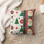 Christmas Throw Pillow – Santa Claus & Holiday クッション (ブランケット)