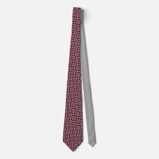 Christmas Throwing Stars Neck Tie ネクタイ (正面)