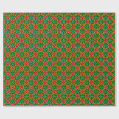 Christmas Tile Wrapping Paper ラッピングペーパー (フラット)