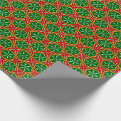 Christmas Tile Wrapping Paper ラッピングペーパー (角)