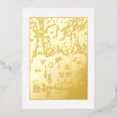 Christmas time 箔シーズンカード (正面)