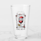 Christmas Time Is Better with Wine  タンブラーグラス (裏面)