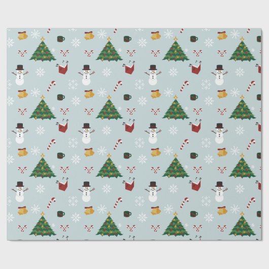 Christmas Time Wrapping Paper ラッピングペーパー (フラット)